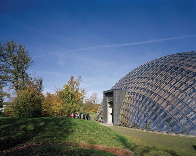 BIM建筑|一颗嵌进年夜地的琉璃鹅卵石——比利时品牌木材产业基地