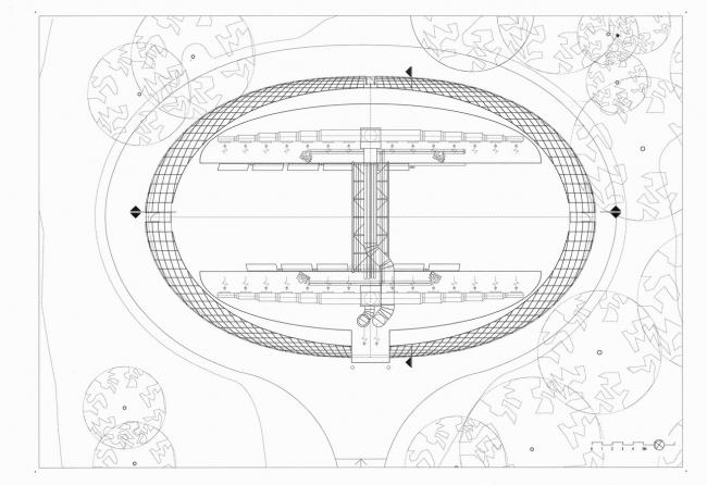 BIM建筑|一颗嵌进年夜地的琉璃鹅卵石——比利时品牌木材产业基地