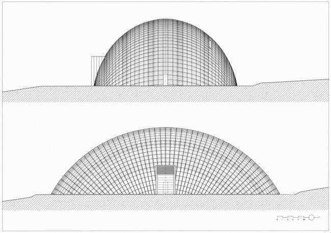 BIM建筑|一颗嵌进年夜地的琉璃鹅卵石——比利时品牌木材产业基地