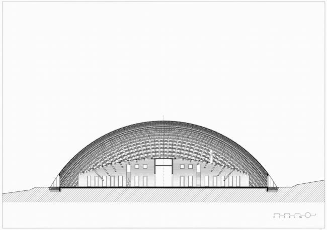 BIM建筑|一颗嵌进年夜地的琉璃鹅卵石——比利时品牌木材产业基地