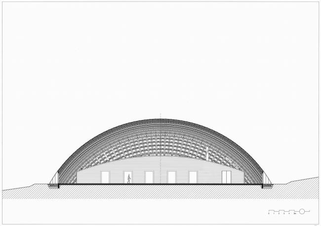 BIM建筑|一颗嵌进年夜地的琉璃鹅卵石——比利时品牌木材产业基地