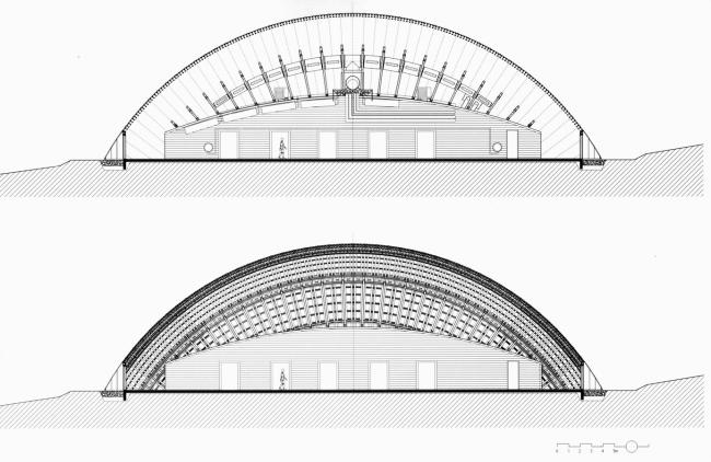 BIM建筑|一颗嵌进年夜地的琉璃鹅卵石——比利时品牌木材产业基地