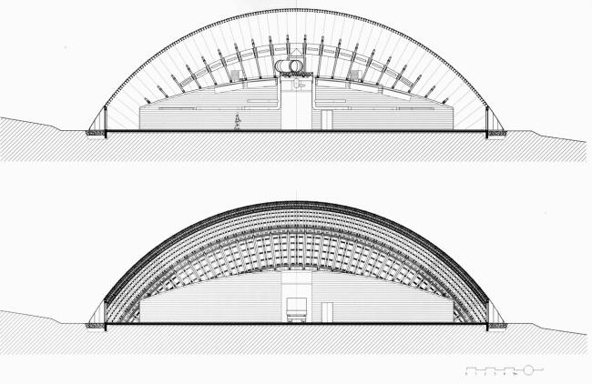BIM建筑|一颗嵌进年夜地的琉璃鹅卵石——比利时品牌木材产业基地