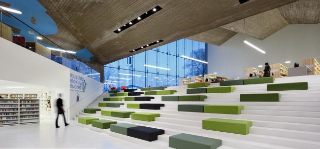 BIM建筑|拥有坦荡自由、简约爽利全景视野的芬兰藏书楼