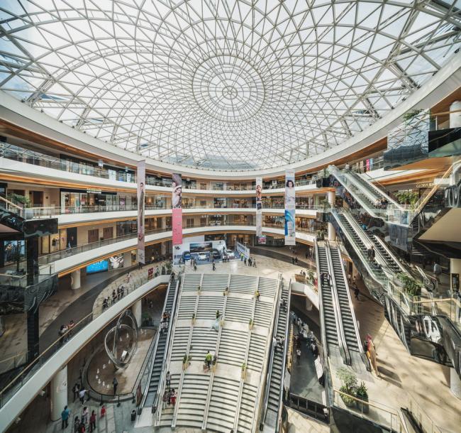 BIM建筑|弧形围绕错动的体量——云景彭城，徐州苏宁广场 / CCDI悉地国际