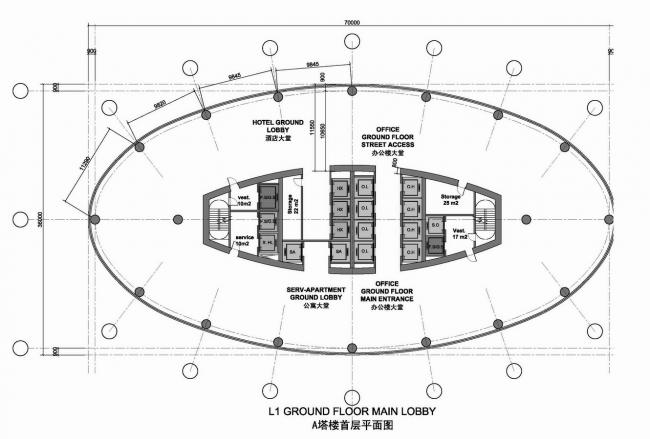 BIM建筑|弧形围绕错动的体量——云景彭城，徐州苏宁广场 / CCDI悉地国际