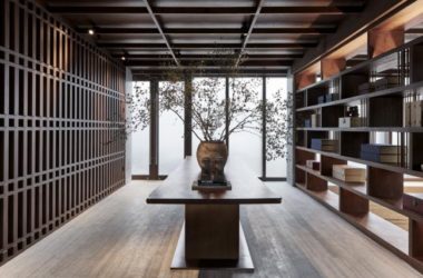 BIM建筑|竹窗闻水月浮动：姑苏世茂铜雀台售楼处｜IADC涞澳设计-BIM建筑网