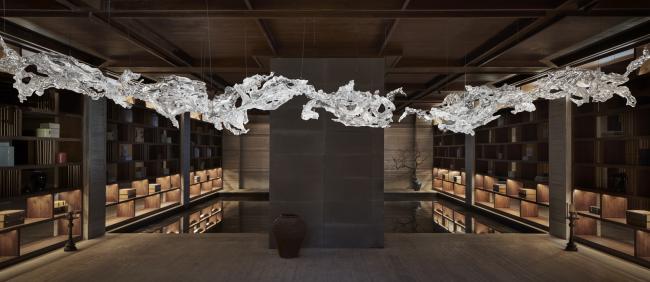 BIM建筑|竹窗闻水月浮动：姑苏世茂铜雀台售楼处｜IADC涞澳设计