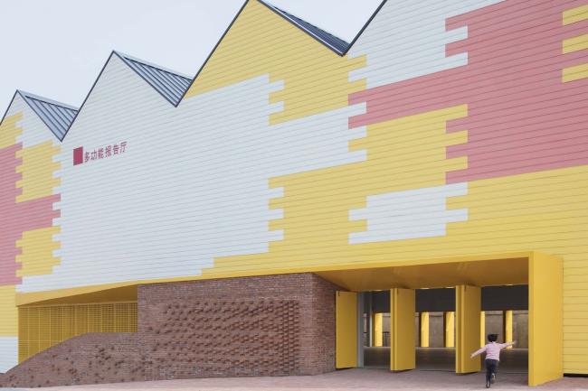 BIM建筑|岳阳县第三中学风雨操场兼陈述厅 / SUP素朴建筑工作室