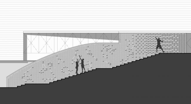 BIM建筑|岳阳县第三中学风雨操场兼陈述厅 / SUP素朴建筑工作室