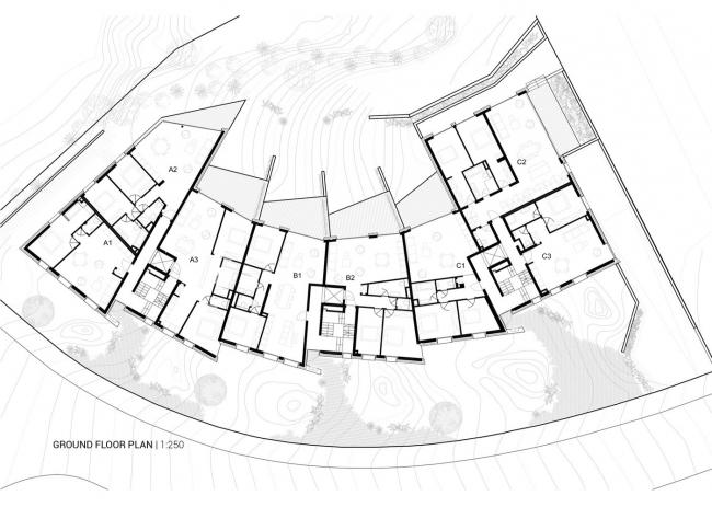 BIM建筑|动感科幻，被几何解构而成的聚集公寓 / METAFORM建筑师事务所