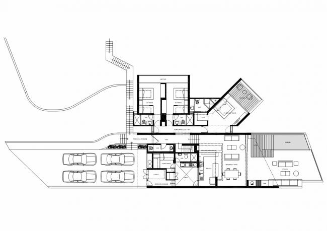 BIM建筑|交织纵横，自由伸展尽情发展的秘鲁海滩室第