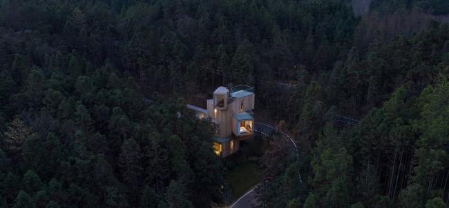 BIM建筑|天然渗入，享受奇特的***体验——齐云山树屋/本戈工作室