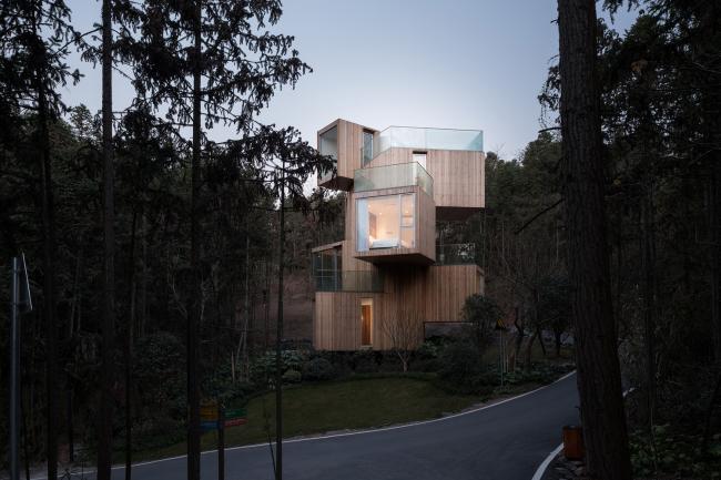 BIM建筑|天然渗入，享受奇特的***体验——齐云山树屋/本戈工作室