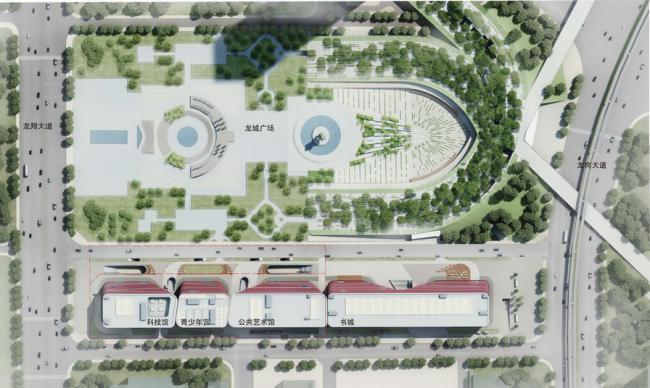 BIM建筑|都会冲浪｜深圳龙岗三馆一城