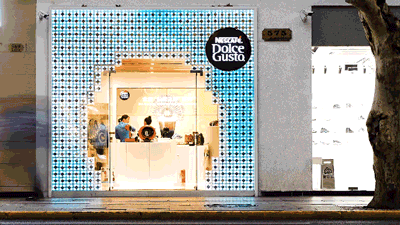 BIM建筑|用3000只胶囊摸索将来咖啡店