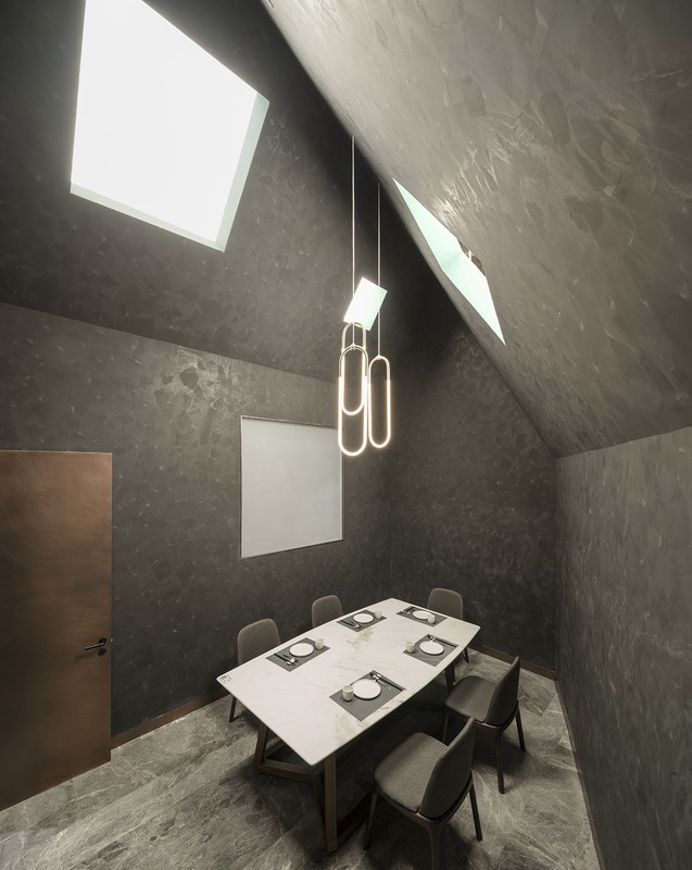 BIM建筑|上海陆家嘴荣庐餐厅 / 间筑设计