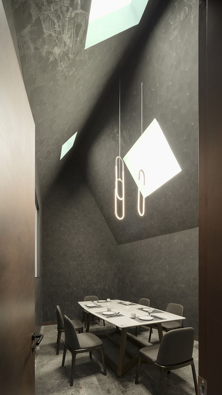 BIM建筑|上海陆家嘴荣庐餐厅 / 间筑设计