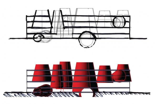 BIM建筑|新作！浇铸在年夜地之上的巨型圆椎古铜城堡——天津滨海城市博物馆