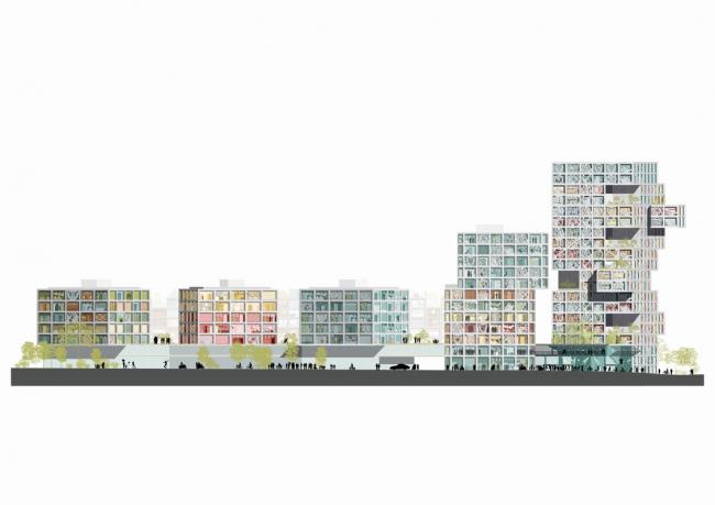 BIM建筑|MVRDV 新作'KoolKiel'：以一种渐进和机动的方法重定都市社区