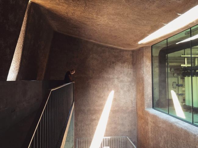 BIM建筑|仿佛一块盘卧在树林中年夜石：瑞士穆滕茨污水处置厂