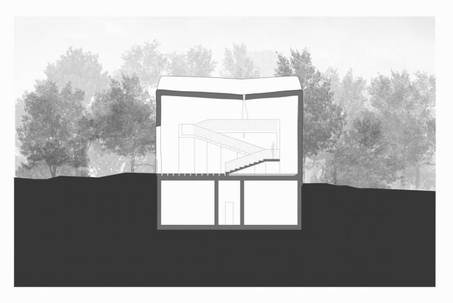 BIM建筑|仿佛一块盘卧在树林中年夜石：瑞士穆滕茨污水处置厂