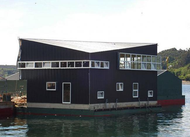 BIM建筑|一座漂浮于海上的渔人之家——智利浮动酒店