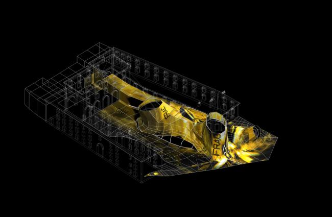 BIM建筑|扭曲聚变，来自将来极具科幻摩登感的前瞻性之作——FRAC文化中间