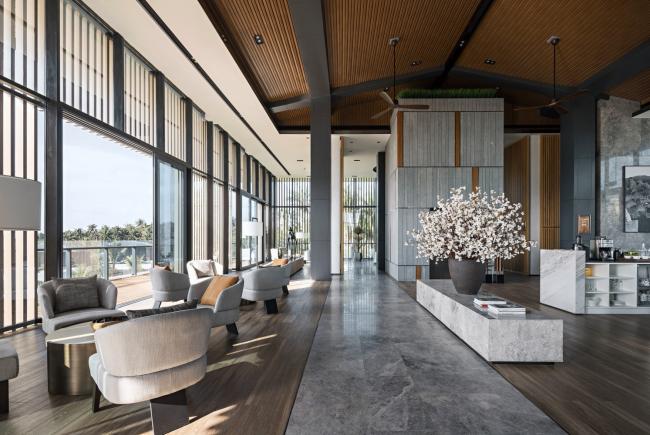 BIM建筑|海南文昌鲁能•山海生成活馆&茶馆设计 / 木田设计 + 珥本设计（台湾）