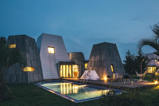 BIM建筑|仿佛散落平原的部族聚落：Around Follie社区