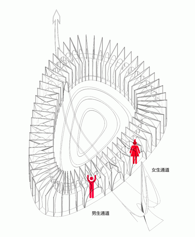 BIM建筑|献给平常之爱的礼品：外滩船埠爱心互动装配 / 上海华都建筑计划设计