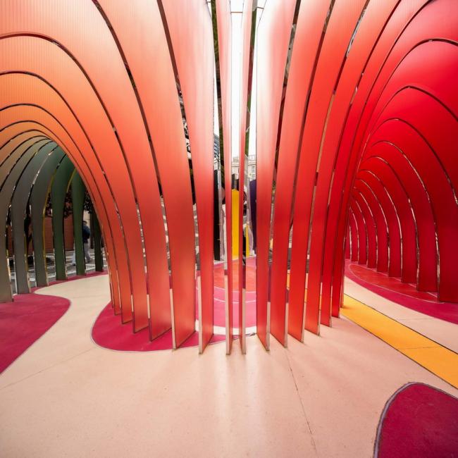 BIM建筑|献给平常之爱的礼品：外滩船埠爱心互动装配 / 上海华都建筑计划设计