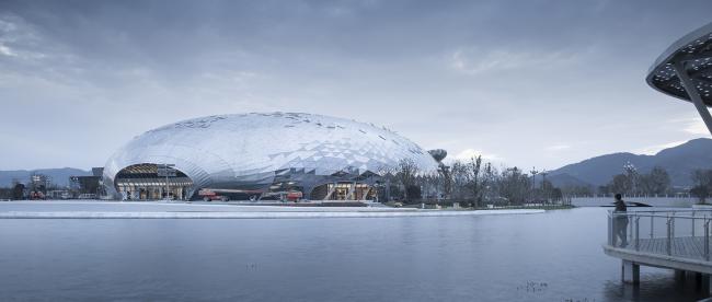 BIM建筑|结合国地舆信息治理论坛德清永远会址 / 浙江年夜学建筑设计研讨院有限公司