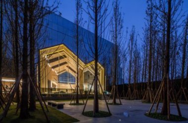 BIM建筑|重庆万科丛林公园发卖展现中间 /LWK + PARTNERS-BIM建筑网