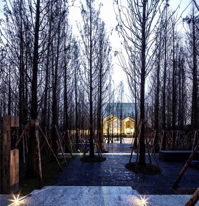 BIM建筑|重庆万科丛林公园发卖展现中间 /LWK + PARTNERS