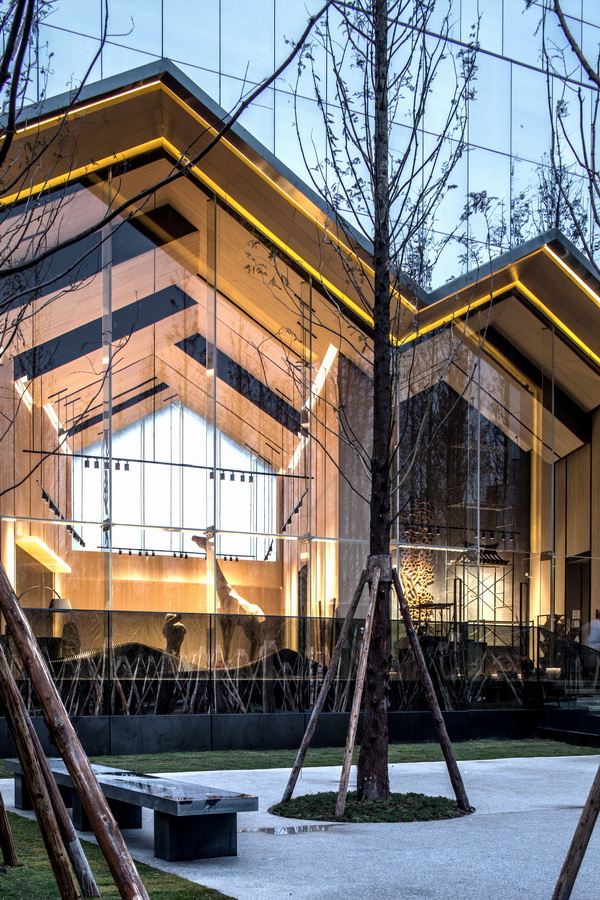 BIM建筑|重庆万科丛林公园发卖展现中间 /LWK + PARTNERS