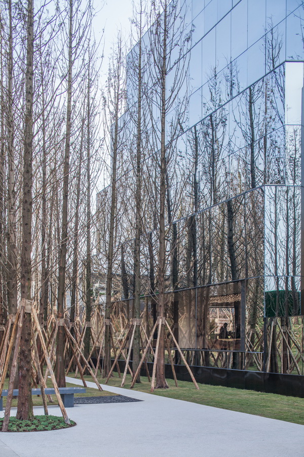 BIM建筑|重庆万科丛林公园发卖展现中间 /LWK + PARTNERS