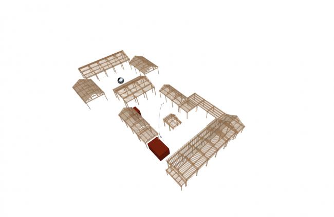 BIM建筑|东四胡同博物馆-东四77号院进级改革项目 / 北京赤途公共艺术中间