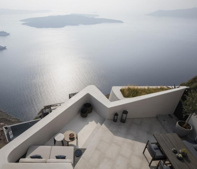 BIM建筑|火山峭壁上的沃拉别墅