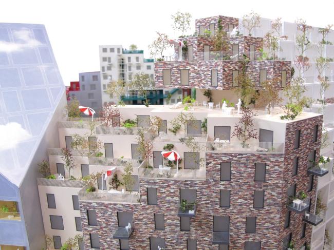 BIM建筑|阿姆斯特丹具有将来主义颜色的室第区