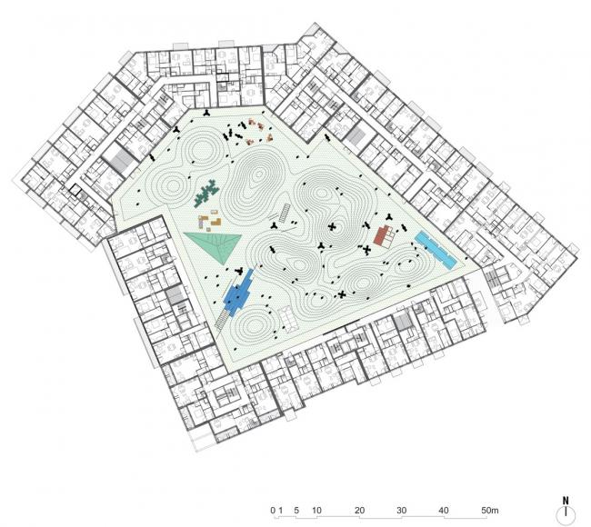 BIM建筑|阿姆斯特丹具有将来主义颜色的室第区