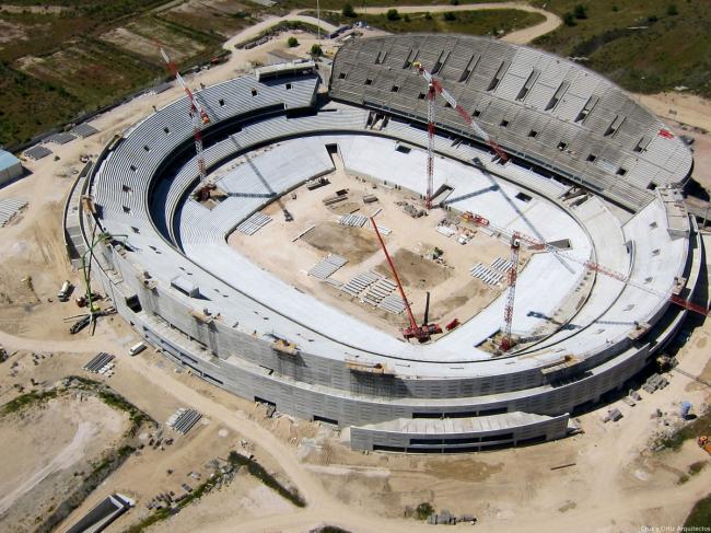 BIM建筑|“旺达年夜城市”足球运动场