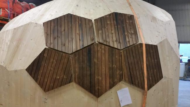 BIM建筑|徒步旅人的明灯，北极光之下的岩石小屋/SPINN Arkitekter