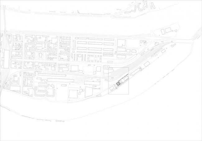 BIM建筑|建筑的几何机变演绎，橙色立方体中的曲面球体：里昂文化中间