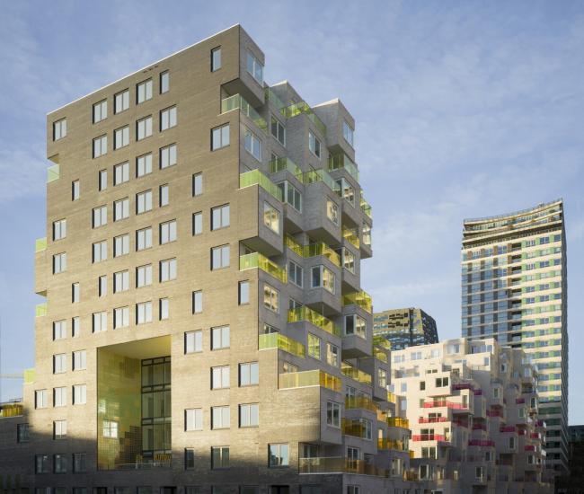 BIM建筑|像素化体快谱奏的俏皮乐章：阿姆斯特丹夏季公寓