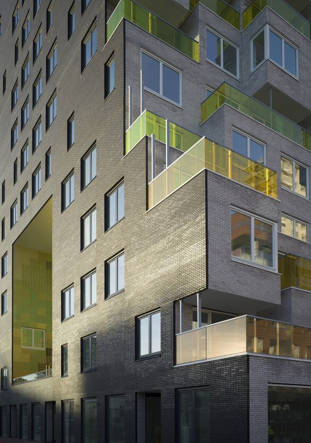 BIM建筑|像素化体快谱奏的俏皮乐章：阿姆斯特丹夏季公寓