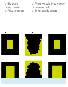 BIM建筑|像素化体快谱奏的俏皮乐章：阿姆斯特丹夏季公寓