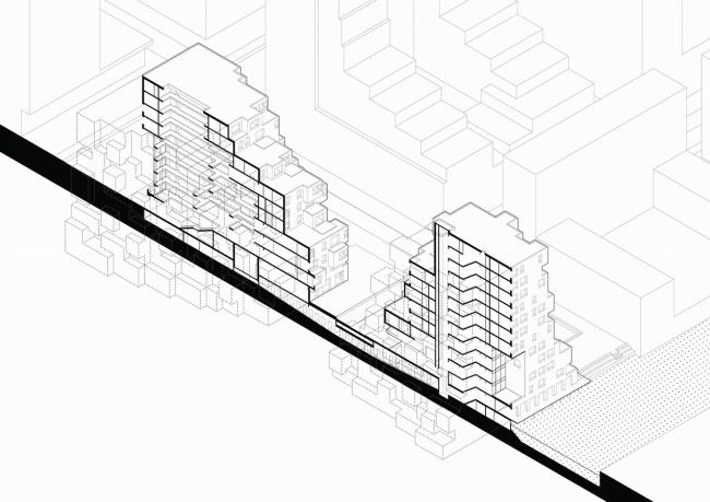 BIM建筑|像素化体快谱奏的俏皮乐章：阿姆斯特丹夏季公寓