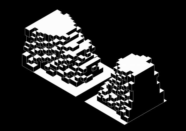 BIM建筑|像素化体快谱奏的俏皮乐章：阿姆斯特丹夏季公寓