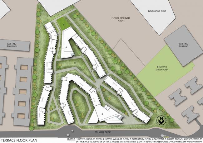 BIM建筑|多样且多彩，每扇窗户都有各自性情的学生公寓年夜楼 /Sanjay Puri建筑事务所